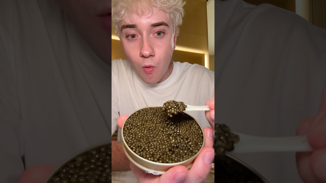 first time trying markys caviar!!!