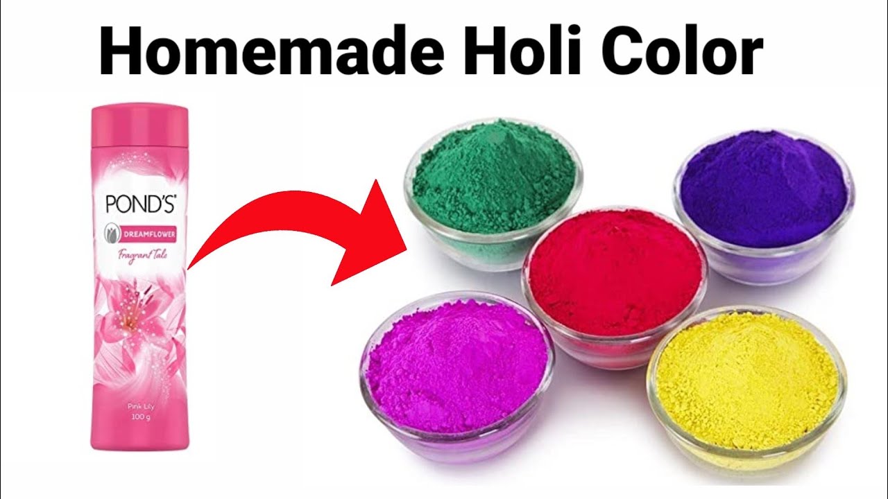How to make Holi colour at home/घर पर बनाये होली के रंग /homemade Holi colours/Holi Diy/Natural Holi