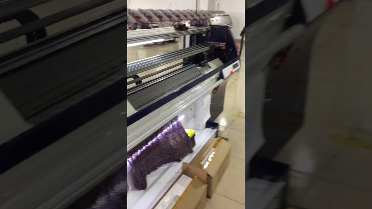 Similar stoll flat knitting machine with comb device my WhatsApp 008618019540558
