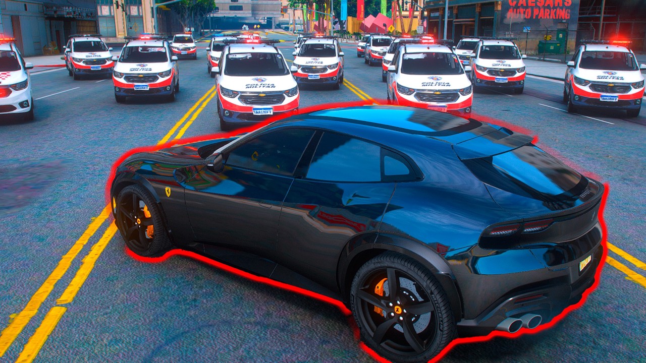 FUGA VALENDO 6 MILH&Otilde;ES no GTA RP