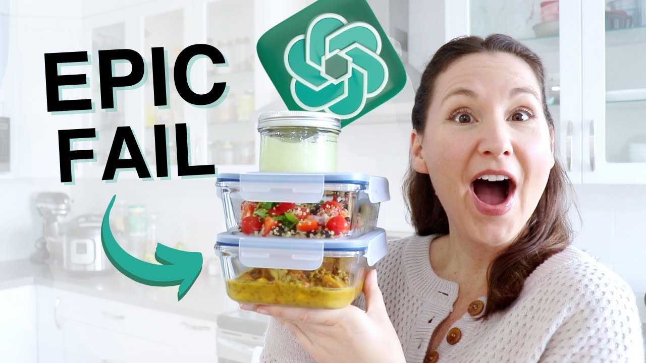 What happens when you let Chat GPT meal prep for you 🙈