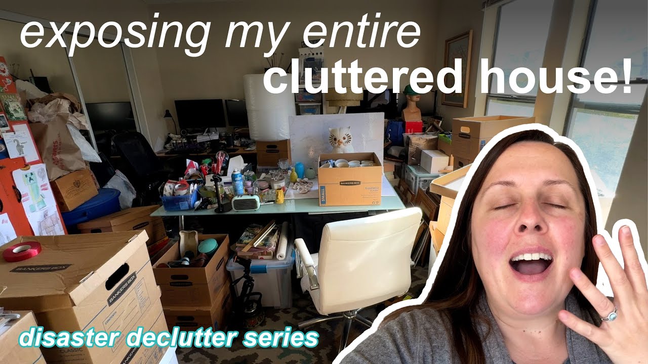 Restarting my whole house decluttering journey, bedroom reset, exposing my entire messy house