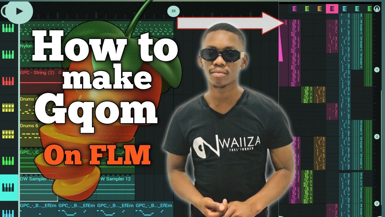 How To Arrange A Gqom Beat On FL Mobile (FLM Project + Samples)