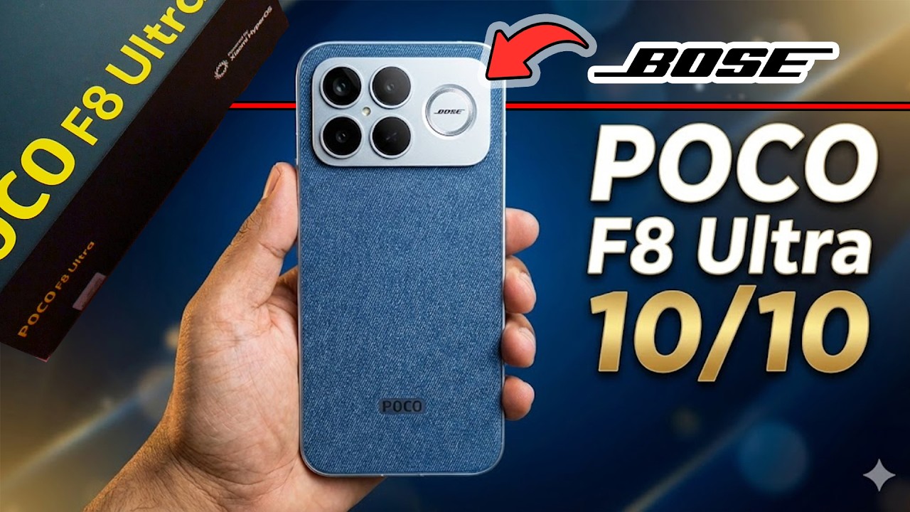 POCO F8 Ultra Full Unboxing Review Full Bahas Lengkap Speaker Bose Snapdragon 8 Elite Gen 5