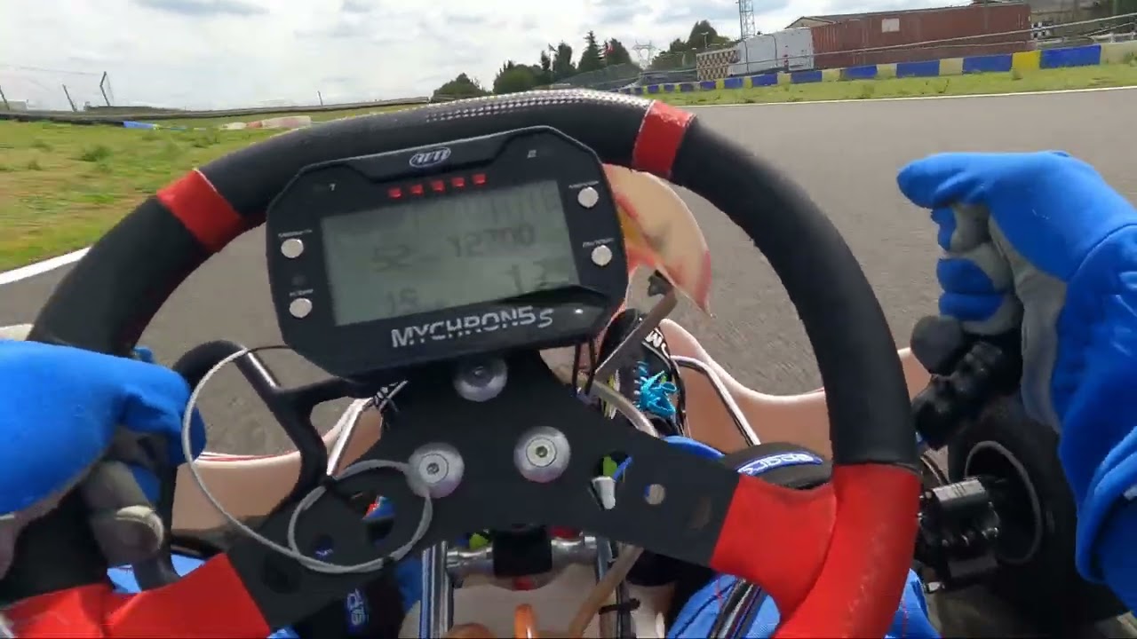 Kart onboard lap free practice Moissy - Cramayel France  