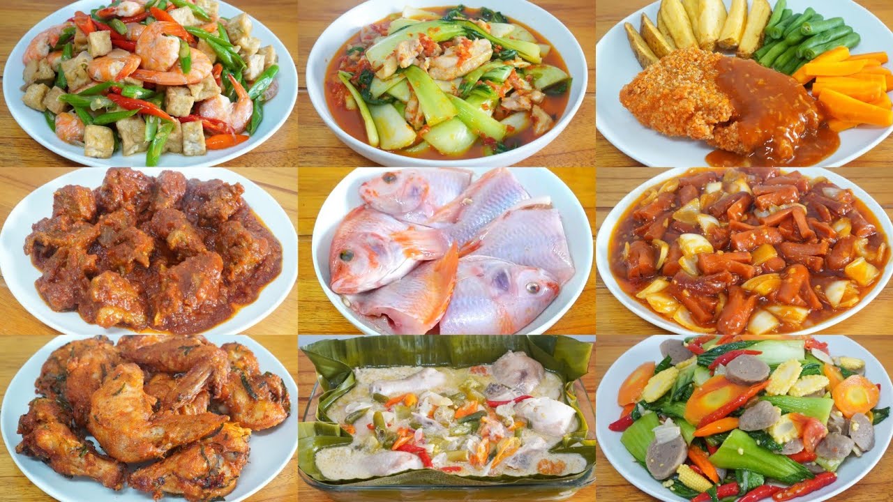 9 MENU MASAKAN SEHARI HARI UNTUK SEMINGGU | SEMUA ORANG MENYUKAINYA