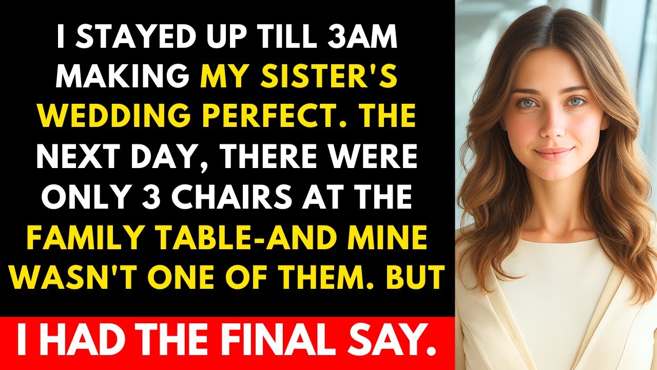 My Parents Gave My Sister a $240K Trust and an Empty Chair for Me—Now Her Wedding's in Ruins