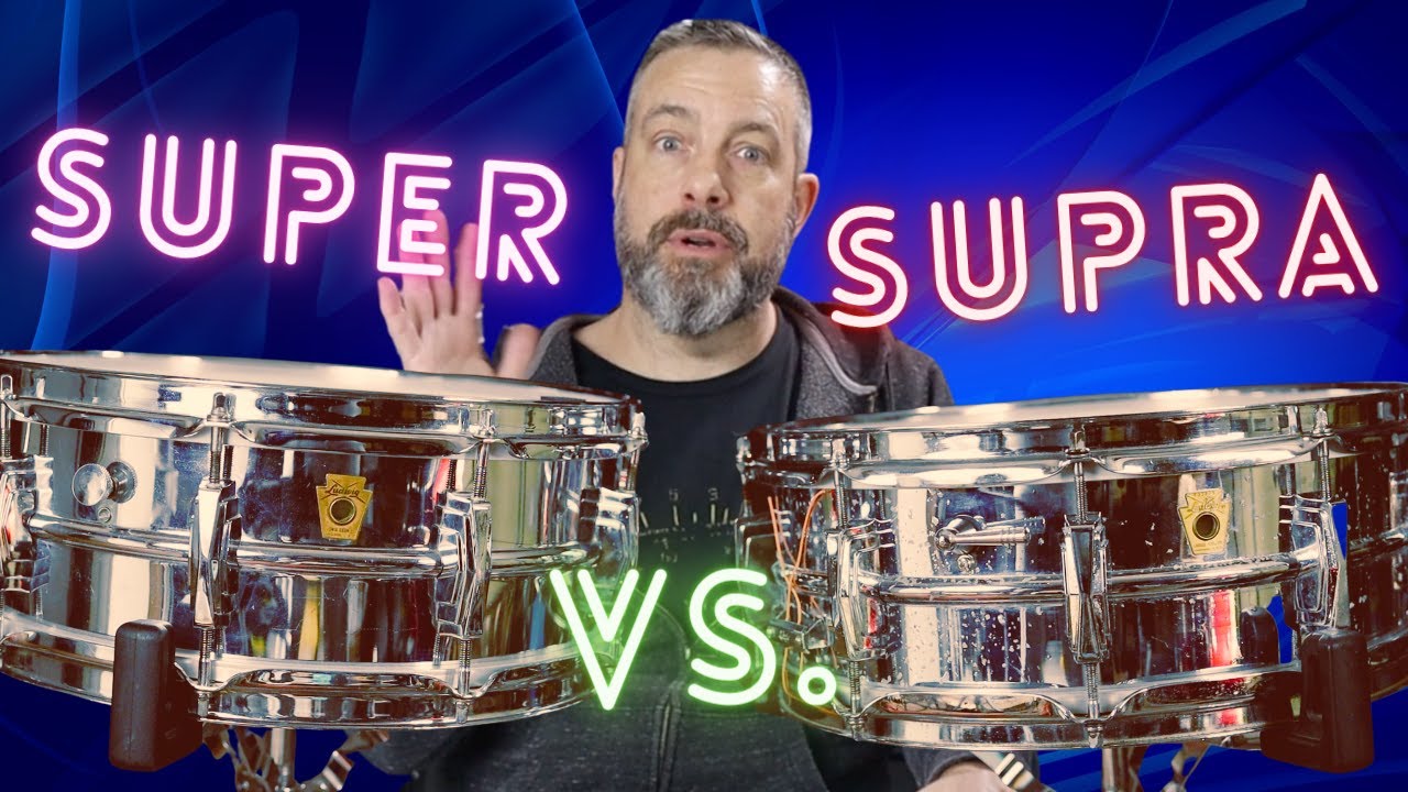 Сравнение малого барабана Ludwig «Super Ludwig» и Supra-Phonic.