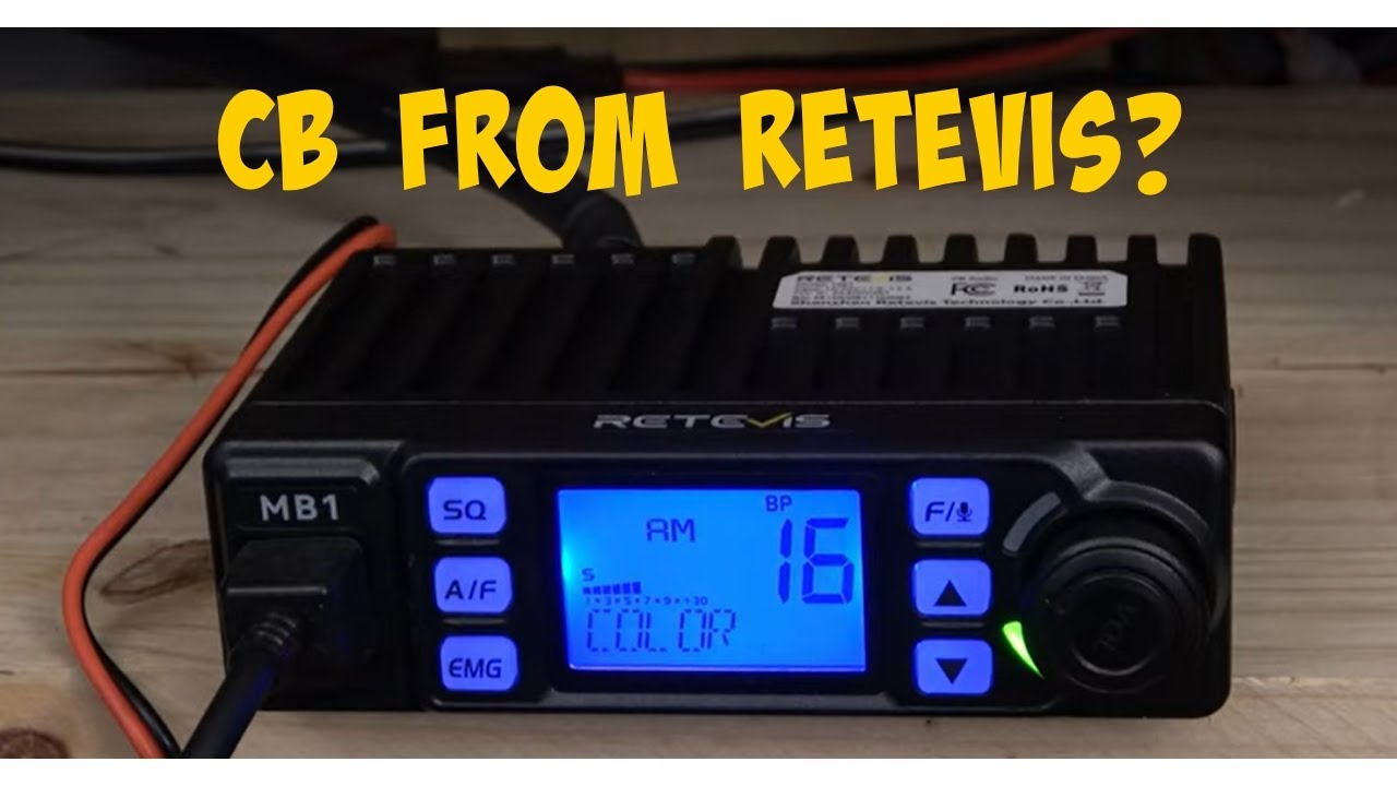 Двухрежимная мобильная радиостанция CB Retevis MB1 с антенной. Retevis официально вышла на рынок ...