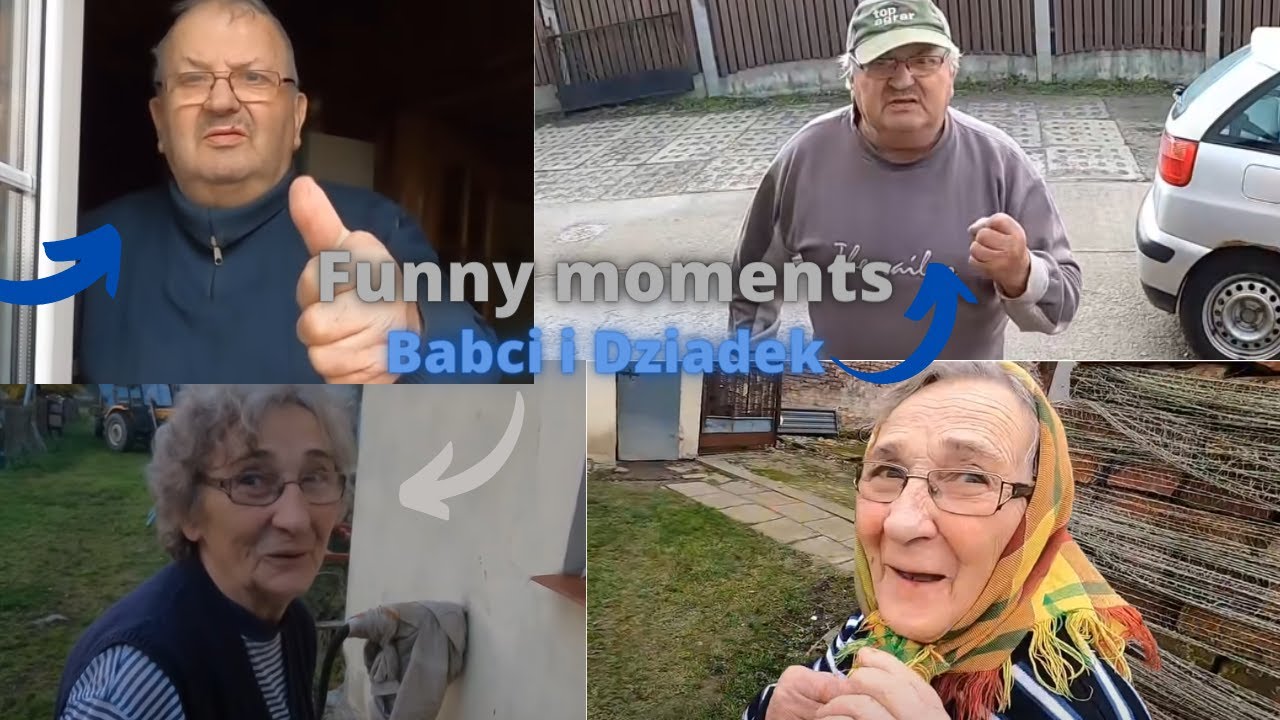 😂Funny Moments Babcia i Dziadek😂z kanału jockerfarm, najlepsze akcje