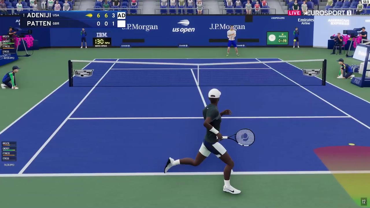 Tennis Elbow 4(ps5):Career Mode US Open 2026 First round