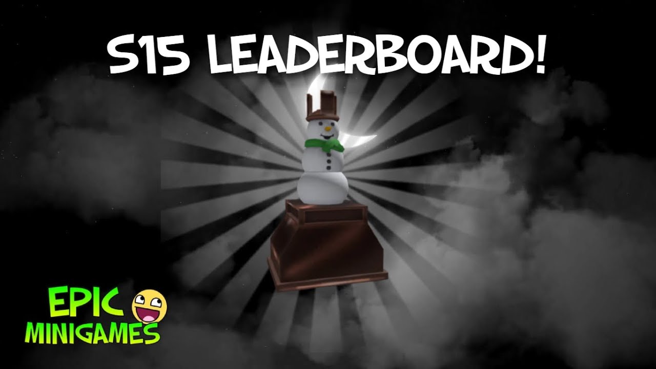 SEASON 15 TOP 100 LEADERBOARD in Epic Minigames! | Roblox