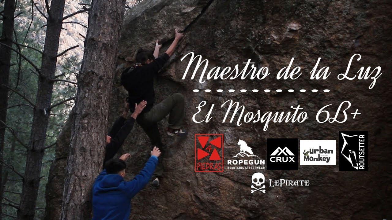 Maestro de la Luz 6B+ | La Pedriza Boulder | Sector Laboratorio Central