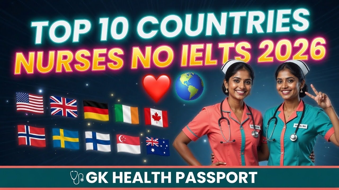 Топ-10 стран, где в 2026 году медсестрам и сиделкам не нужно сдавать IELTS | Real Jobs Explained