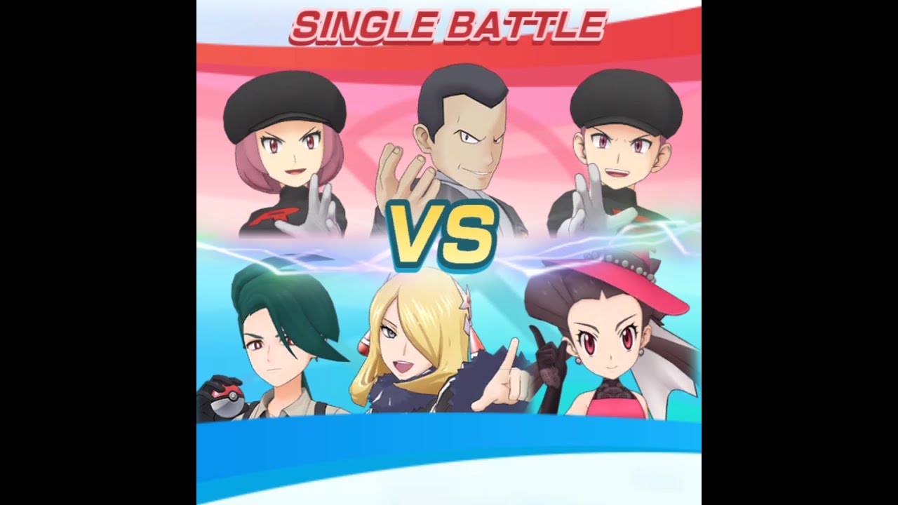 3/5 EX R Arc Suit Cynthia, Rika, & F Roxanne vs Giovanni's Ultimate Battle - PokeMas EX