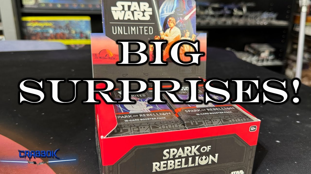 Pulling a Misprinted/Error Card in this Box of Packs!  Star Wars Unlimited Booster Box Unboxing!