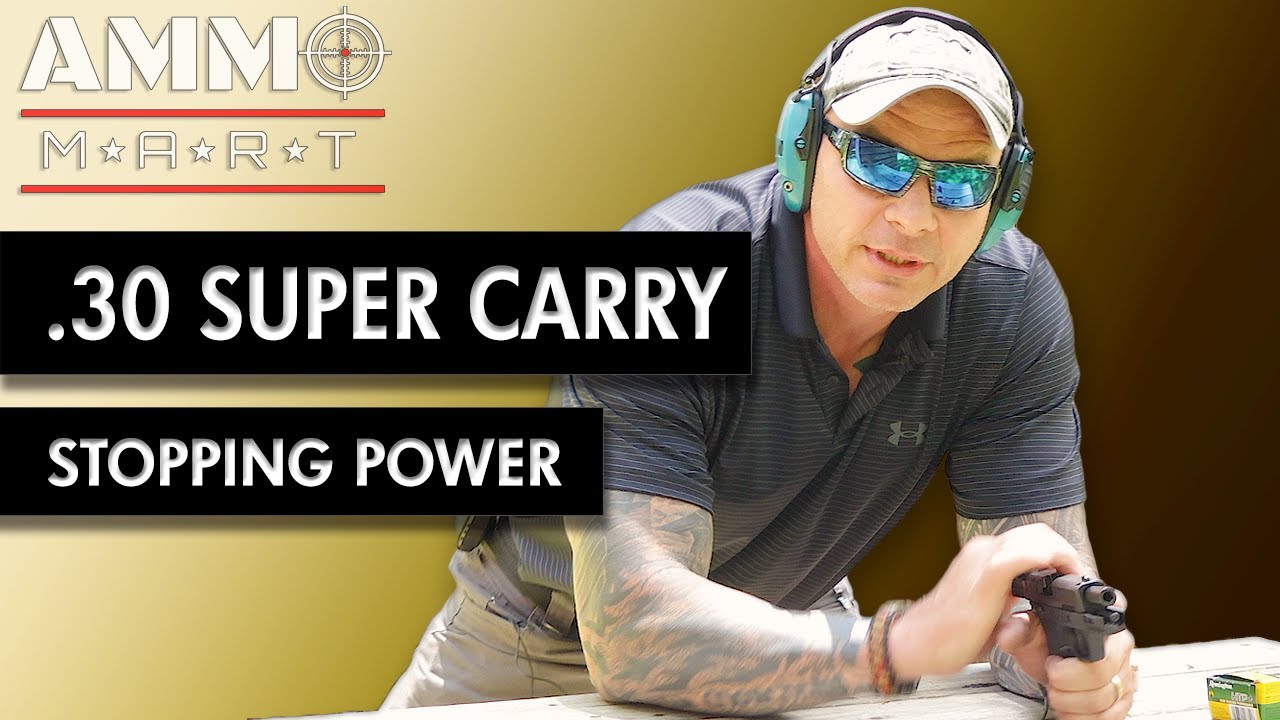Stopping Power of .30 Super Carry