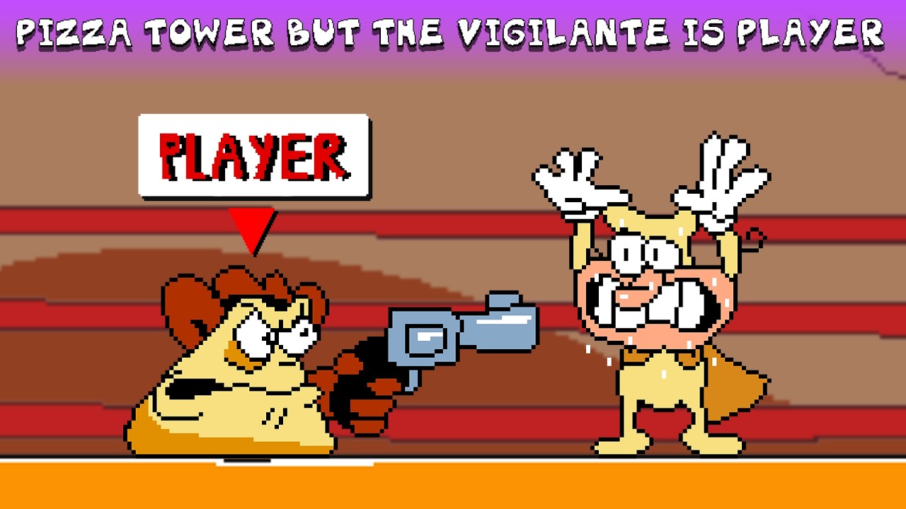 Perman: Pizza Tower, but The Vigilante is the PLAYER