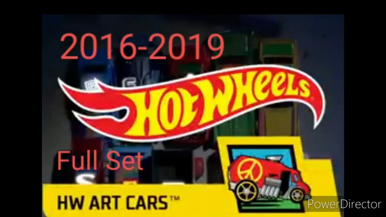 Hot Wheels Art Car 2016-2019 Full Set