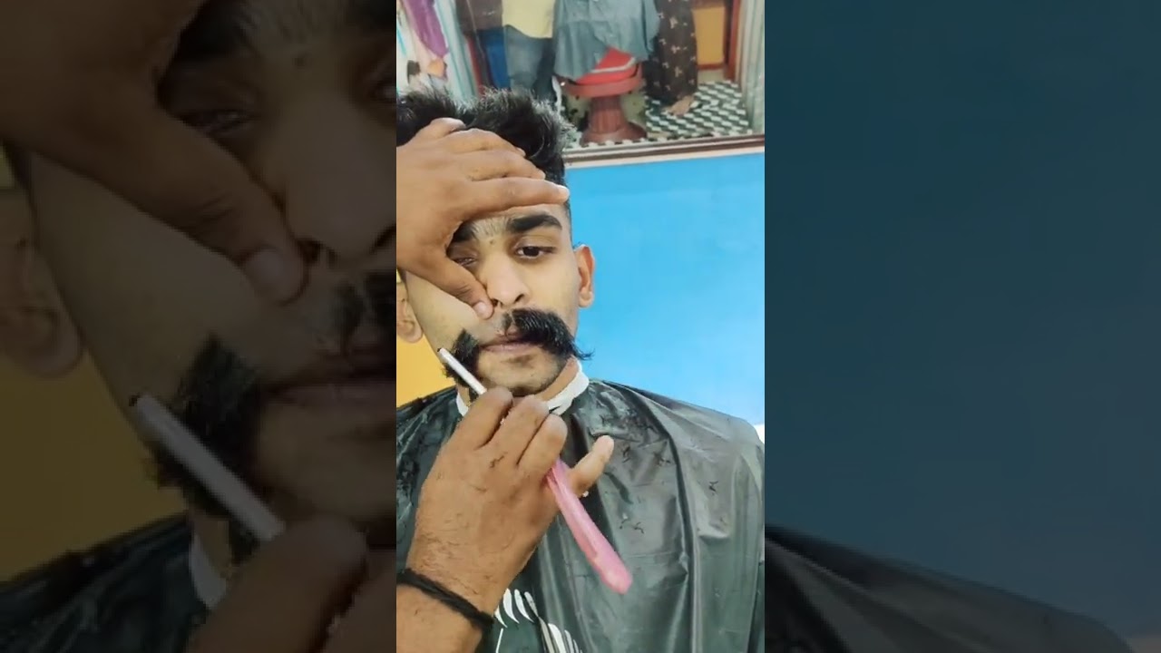 Indian men moustache shave video 18