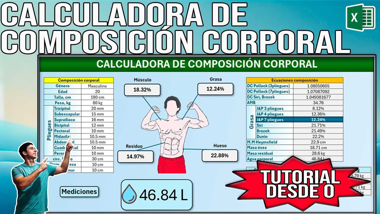 C&oacute;mo calcular la grasa corporal | sumatoria de pliegues