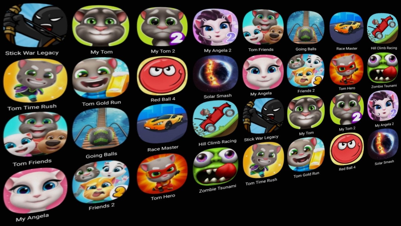 Subway Princess Runner, Zombie Tsunami, Stick War Legacy, Sonic Dash, Supreme Duelist Stickman