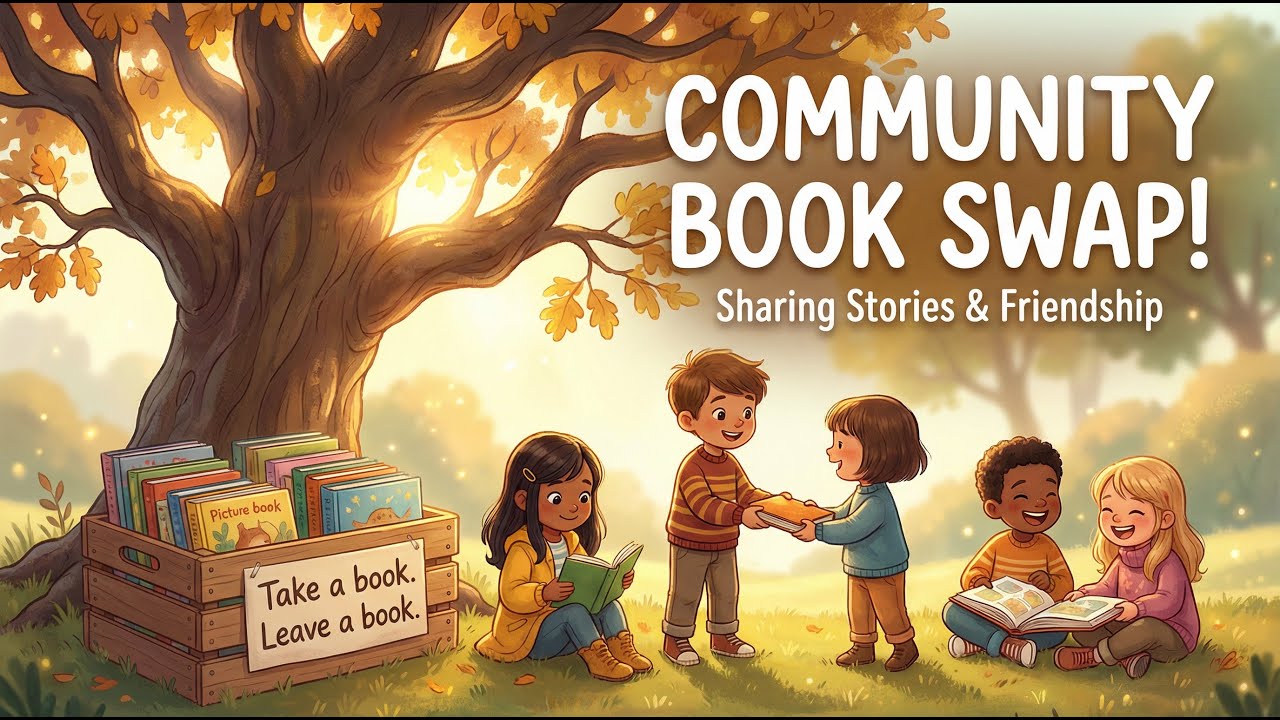 A Beautiful Story for Kids About Sharing Books | The Little Library Tree