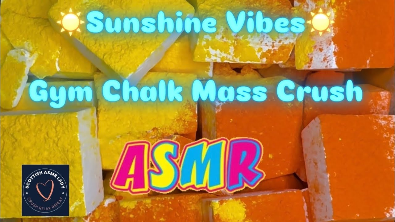 Mass Crush of Variety Gym Chalk Textures• Sunny Vibe Holi Powder Topping 🧡💛