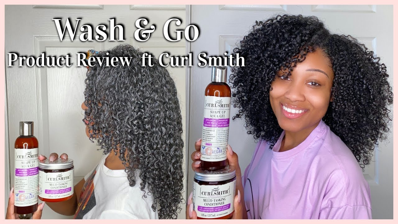 Wash & Go Product Combo Review | Curl Smith Shape Up Gel & Multi-Tasking Conditioner