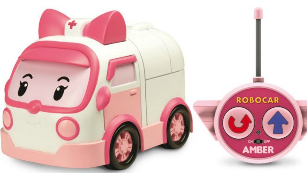 Robocar Poli ve kurtarma ekibi. Amber ile araba oyunları