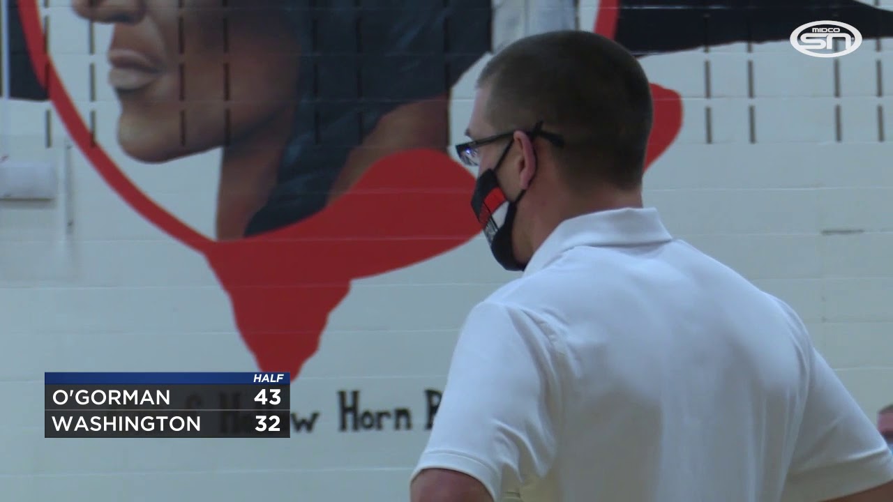 O'Gorman at Washington boys basketball highlights | 2/18/21