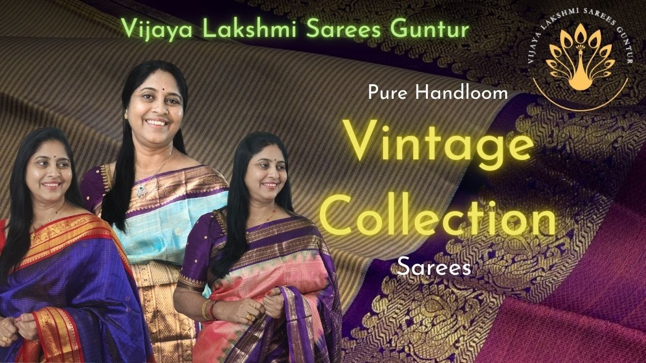 Pure Handloom Vintage Sarees Collection | Sankranthi Special | Best Prices | #viral #video #youtube