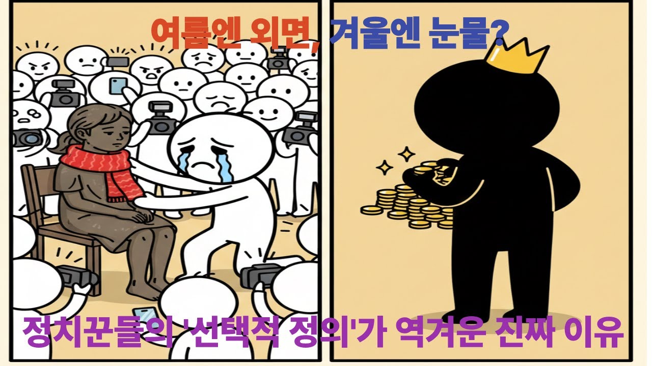 국회의원이 소녀상에 목도리 둘러주는 심리