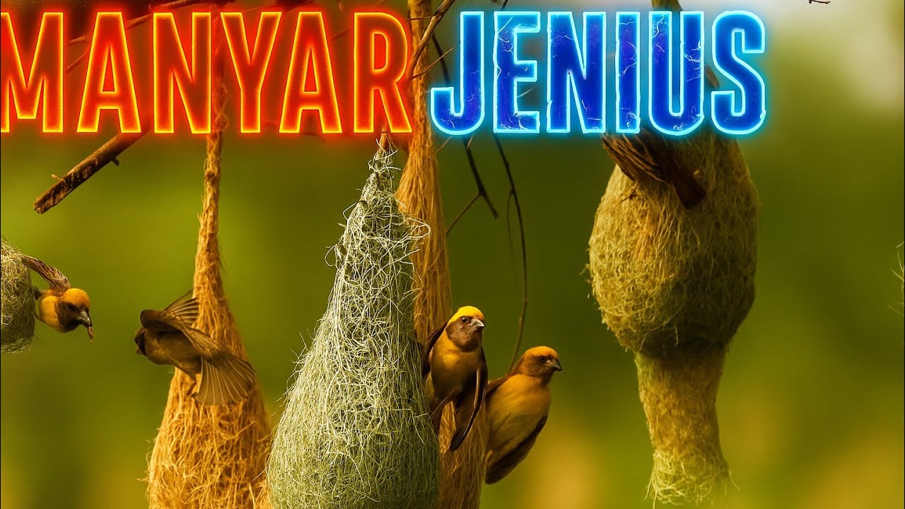 Burung dengan sarang memiliki desain mengagumkan berbakat menjadi arsitek