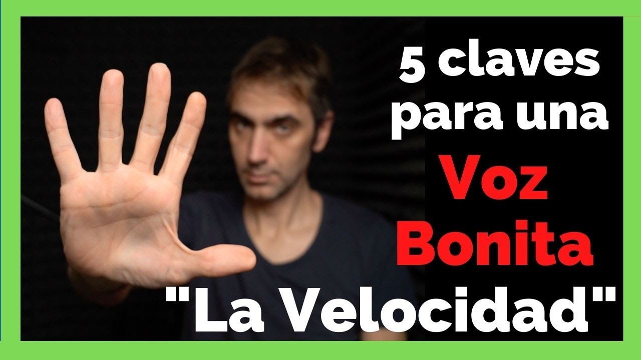 LA VELOCIDAD | Los SECRETOS de una VOZ BONITA 4/5 | SORTEO