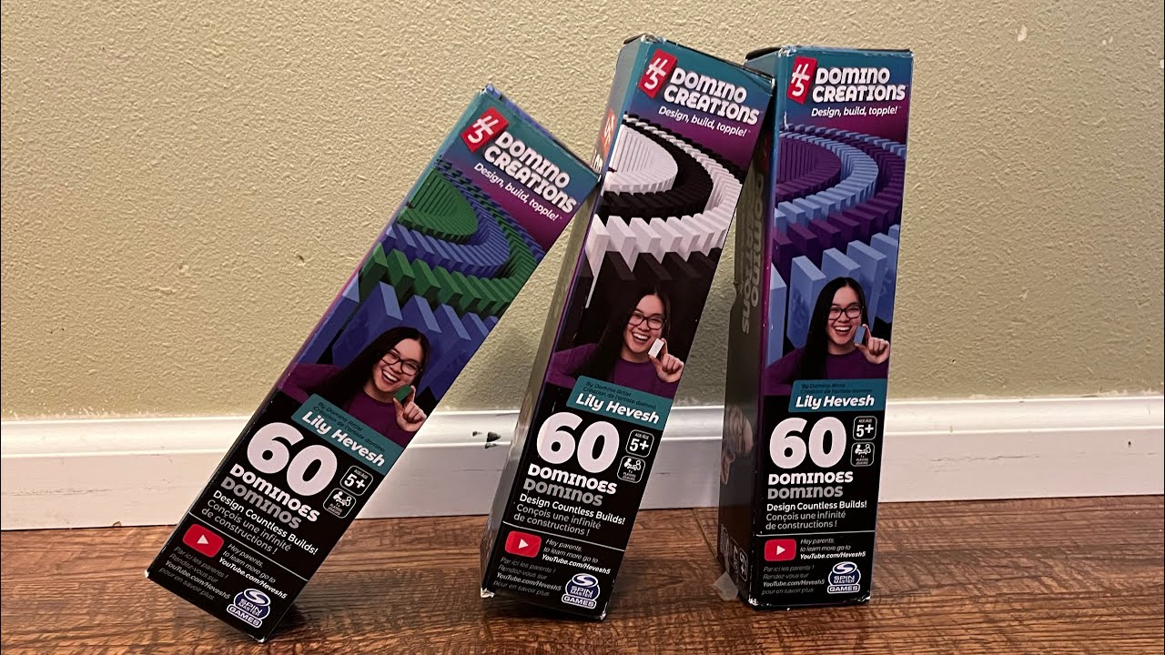 60-PIECE H5 DOMINO CREATIONS UNBOXING