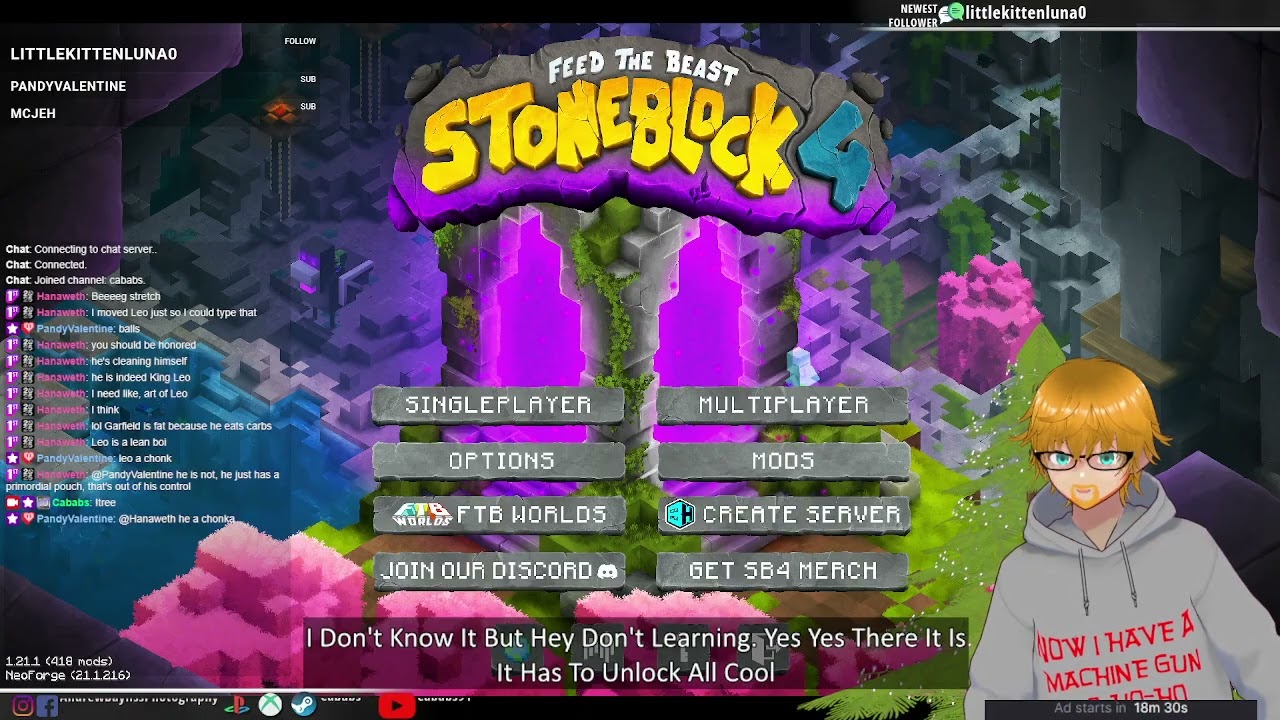 Hanarchy SMP - let progress in Stoneblock4