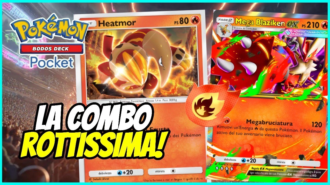 IL DECK APOCALITTICO! Mazzo Mega Blaziken EX e Heatmor su Pokemon TCG Pocket!