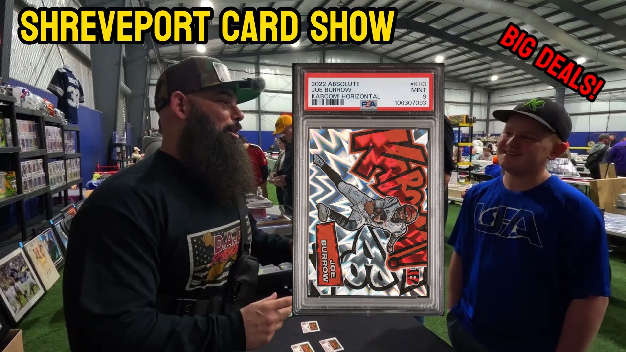 Making Deals At Shreveport Card Show as Vendor
