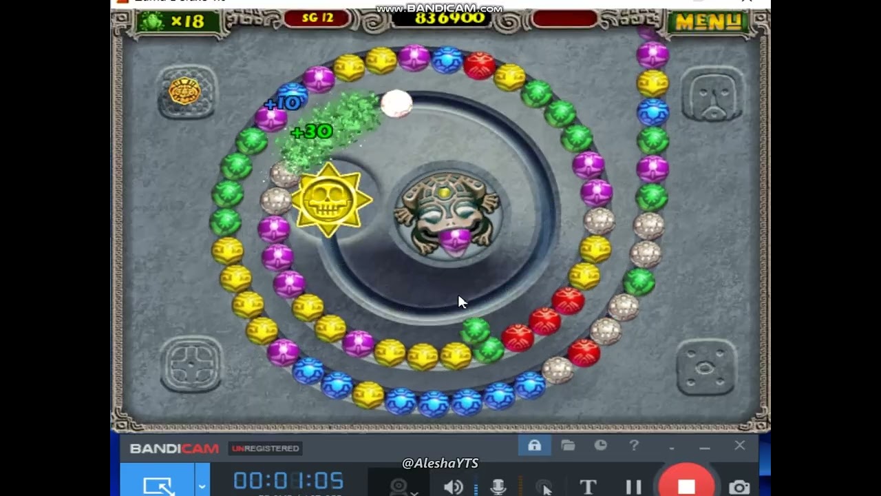 Zuma Deluxe | Spiral of Doom SG 1 - SG 18 | Gauntlet Practice