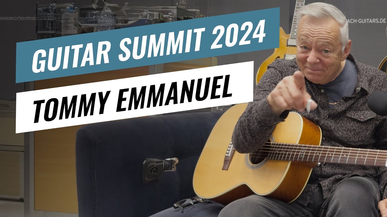 Guitar Summit 2024: Tommy Emmanuel about his decision whether to play with a pick or his fingers