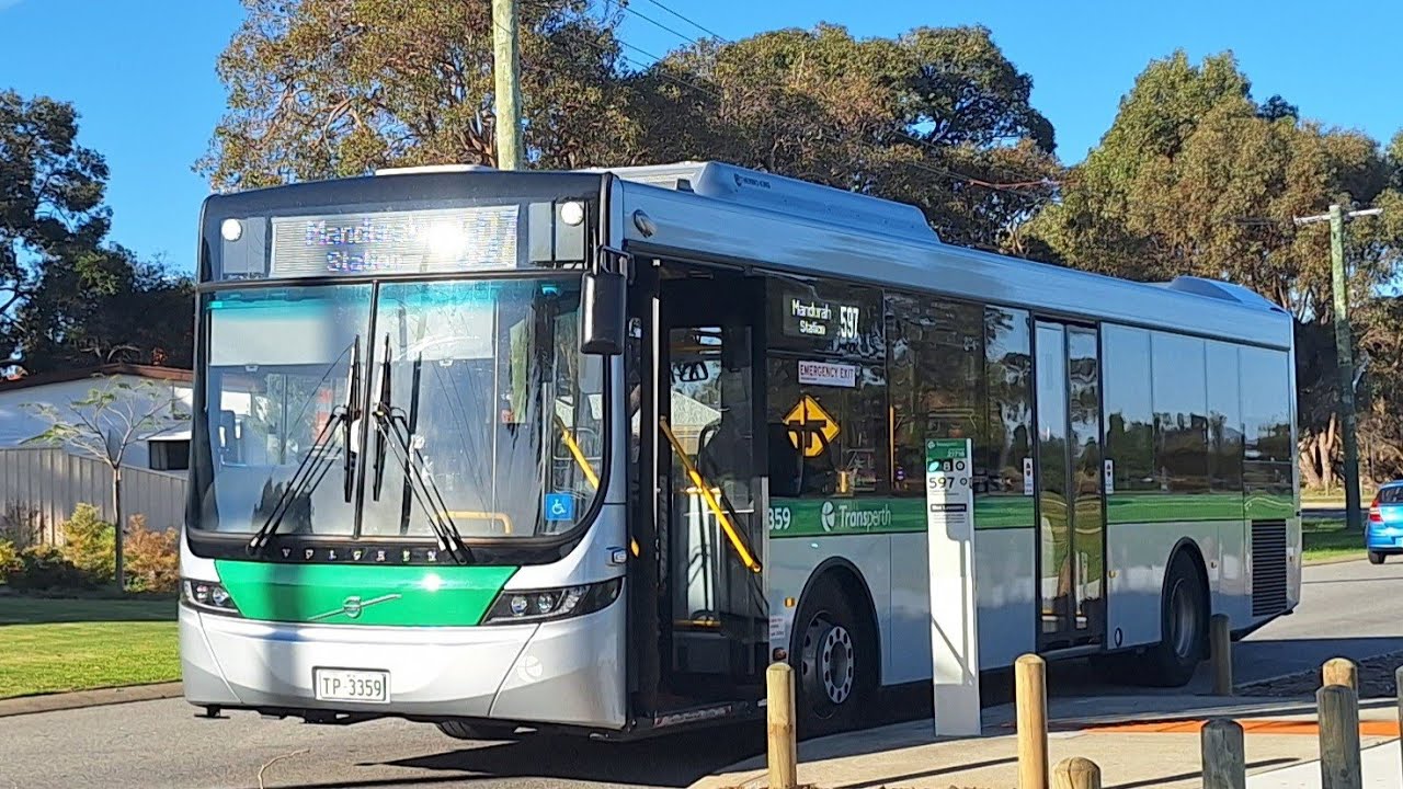 [Short And Loops] Transperth Bus Route No. 597 (TP3359) Coodanup to Mandurah Station
