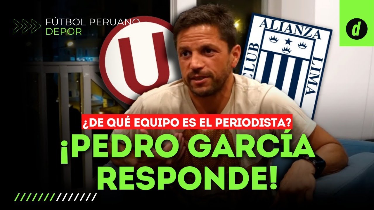 Pedro García de Movistar Deportes responde de qué equipo es: ¿Alianza Lima o Universitario?