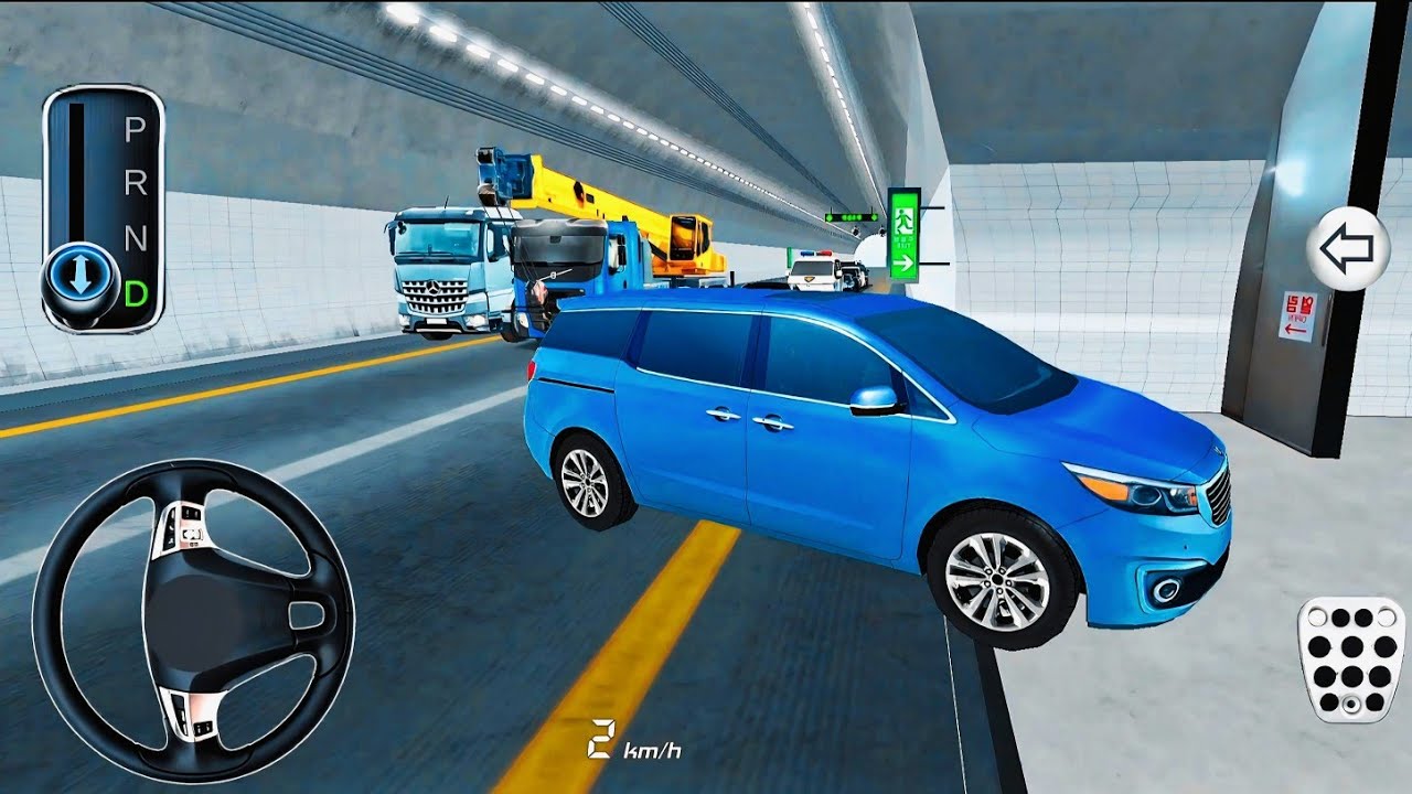 New Car Secret Tunnel Drive - 3D Driving Class Game - Android Gameplay 