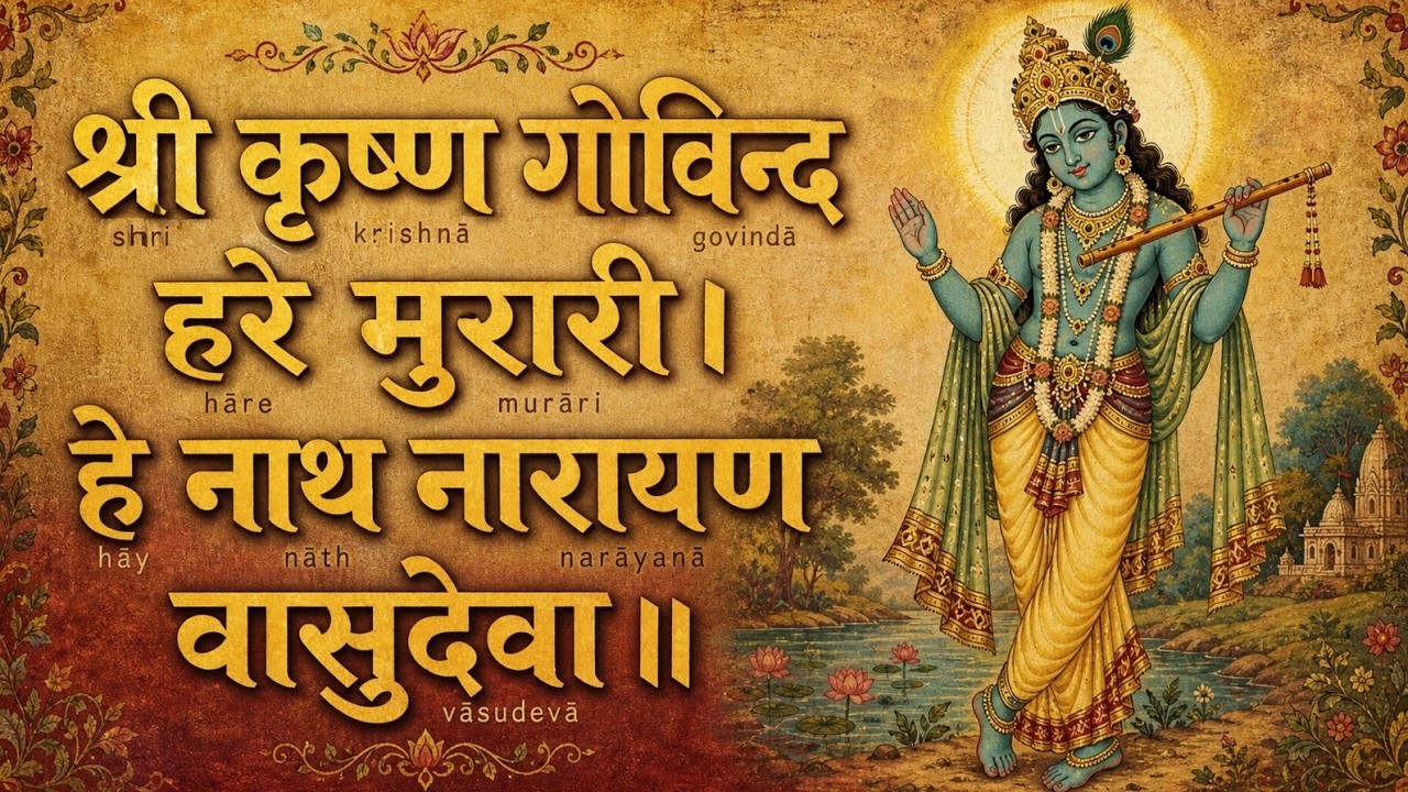 श्री कृष्णा गोविन्द हरे मुरारी भजन | Shri Krishna Govind Hare Murari | Krishan Relaxing Bhajan 2026