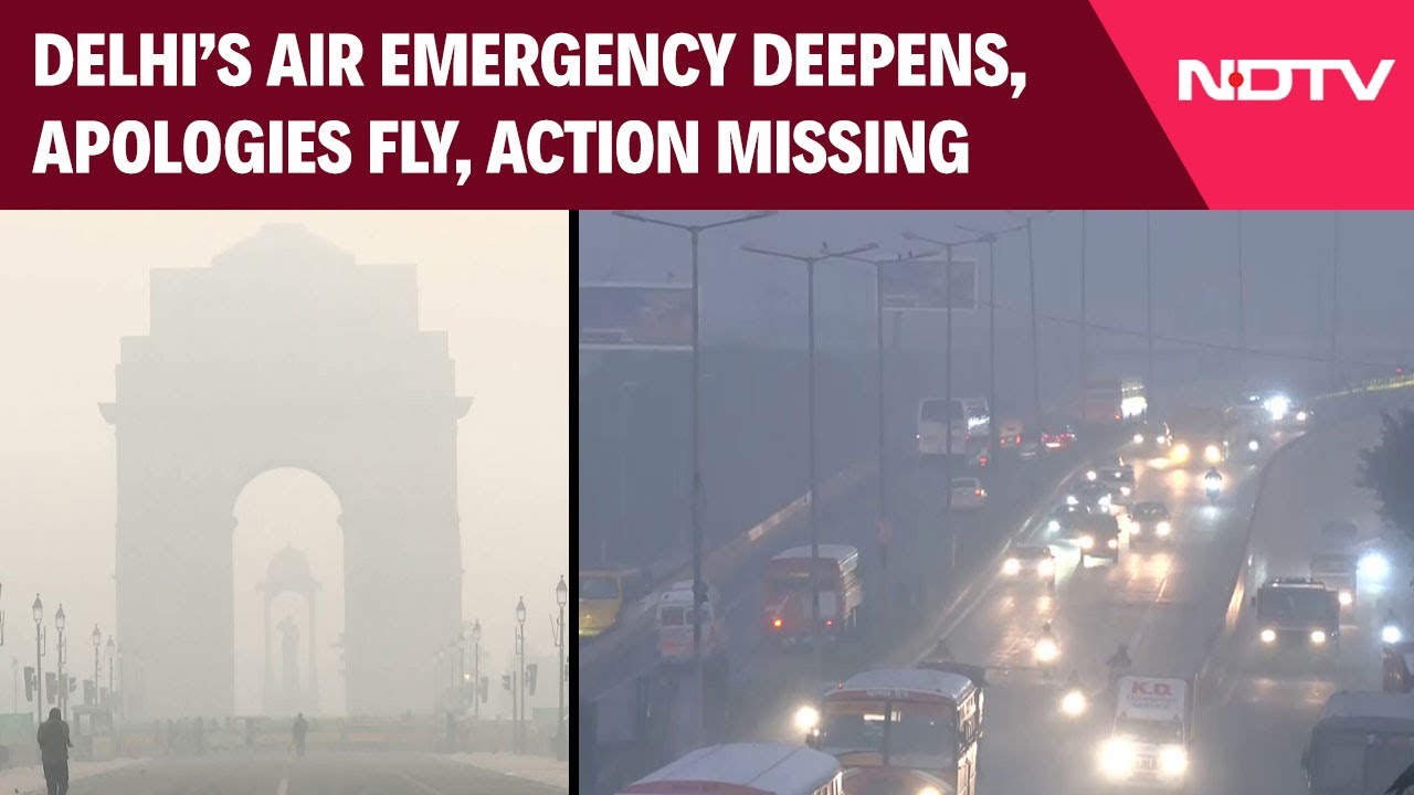 Delhi AQI News Today | Delhi&rsquo;s Air Emergency Deepens, Apologies Fly, Action Missing