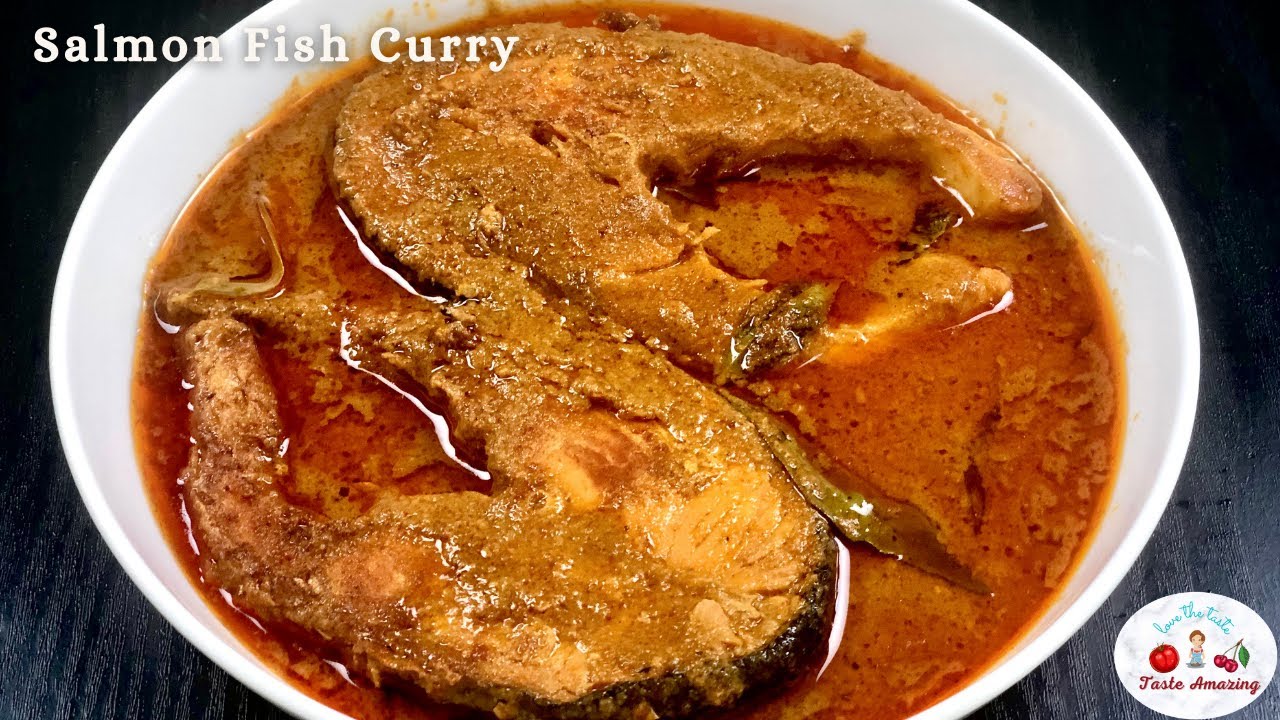 Salmon Fish Curry | Salmon Fish Curry Indian Style | Indian Style Salmon Recipe | Salmon Gravy