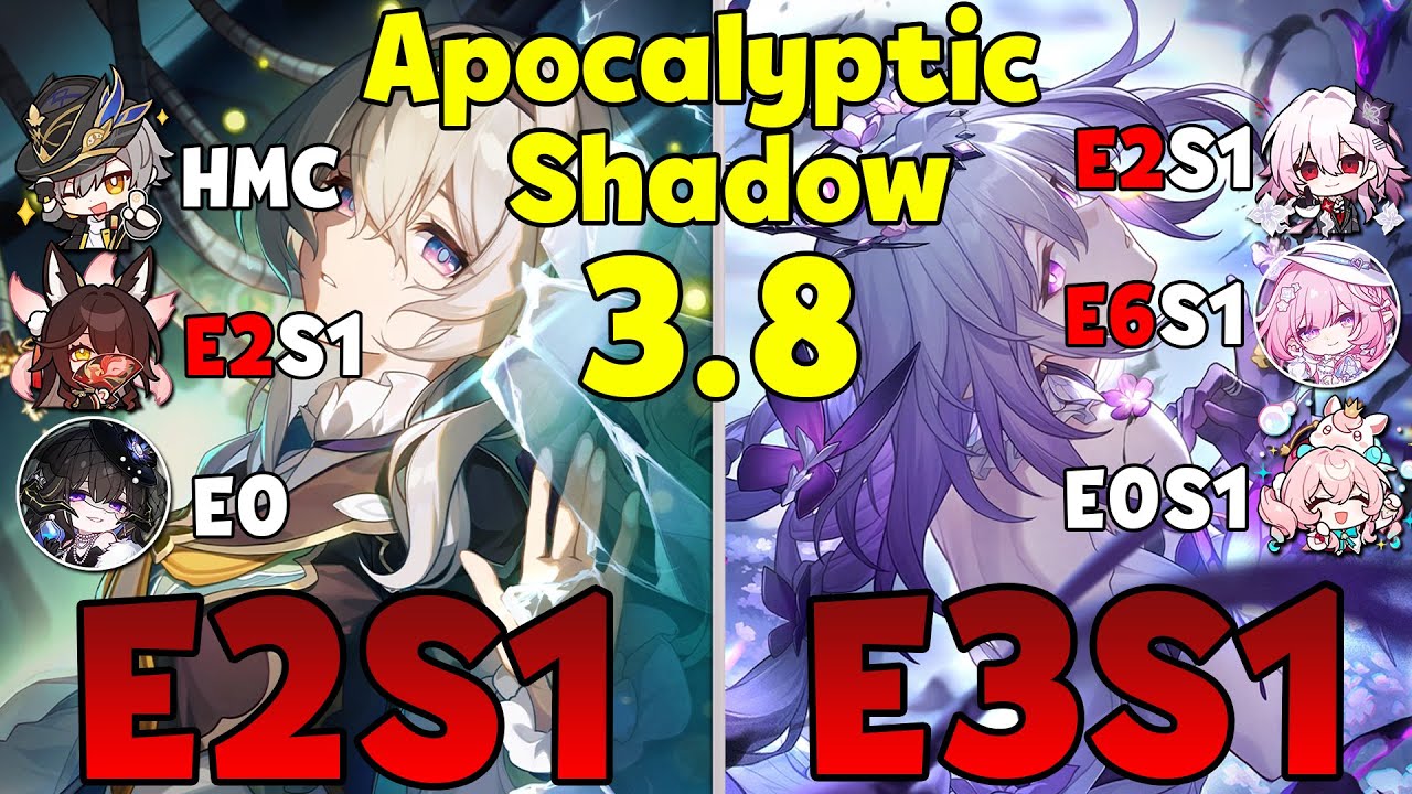 E2S1 Firefly x E0 The Dahlia l E3S1 Castorice x E6S1 Cyrene l 3.8 NEW Apocalyptic Shadow