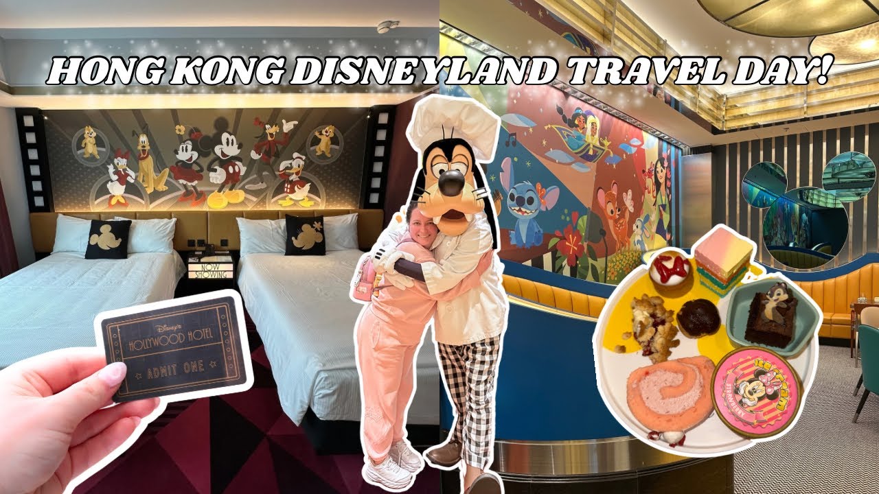 Disney's Hollywood Hotel Room Tour, Dinner at Ink & Plate, & Shopping! | Hong Kong Disneyland