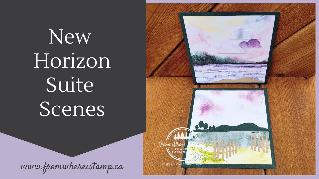 New Horizon Suite Scenes | Stampin' Up! Tutorial